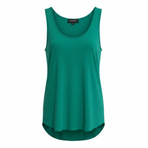Context Exclusively At Lord And Taylor Green Scoop Neck Sleeveless Flowy Tank To